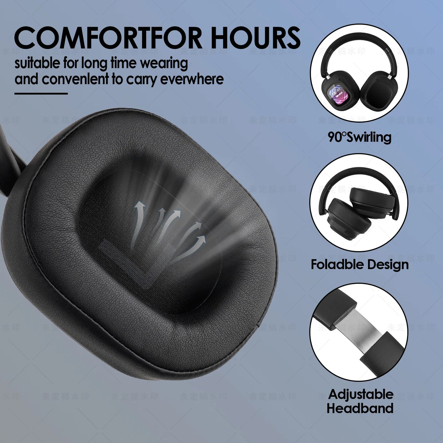 JH-ANC930Plus Hybrid Headphone, Noise Cancelling Magnetic Touch Control